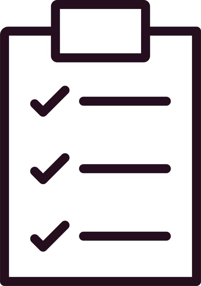Klembord vector pictogram