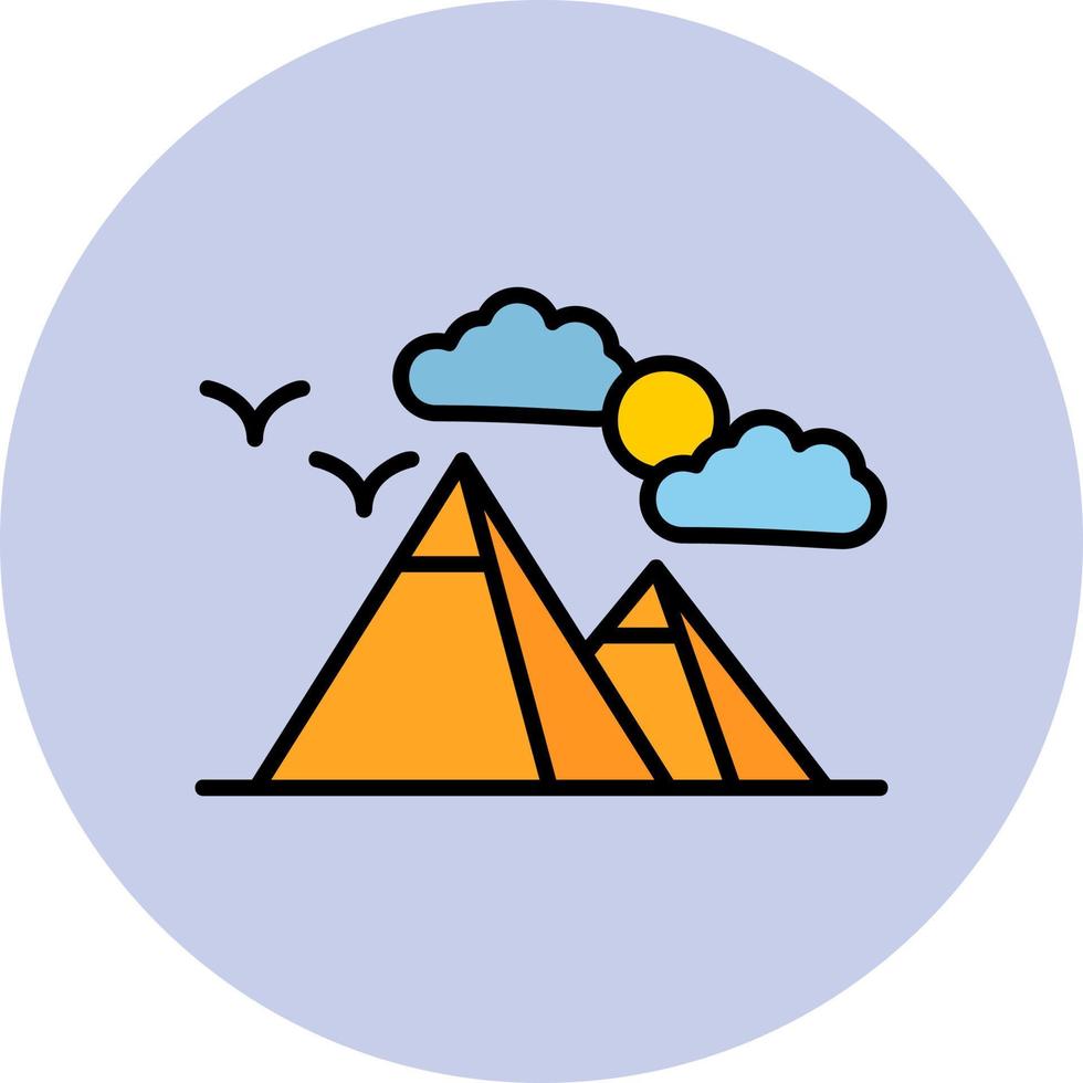 piramides vector icoon