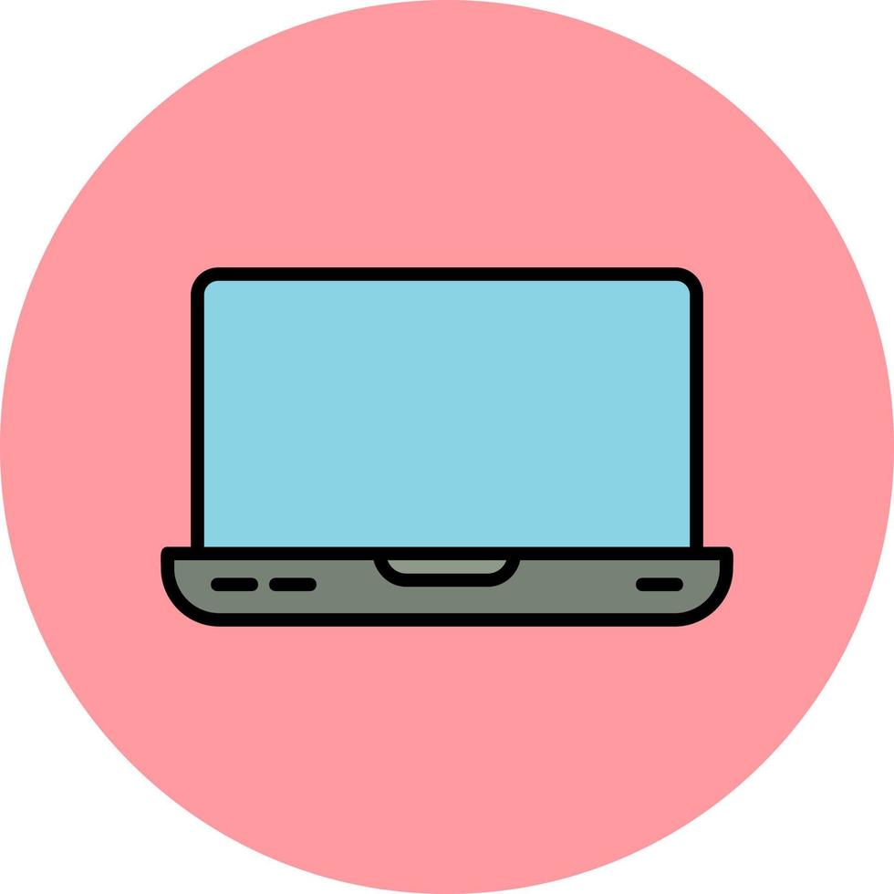 laptop vector pictogram