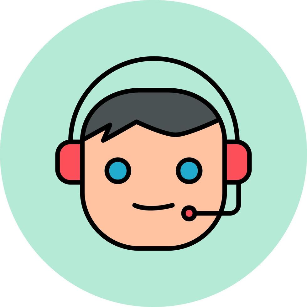 callcenter vector pictogram