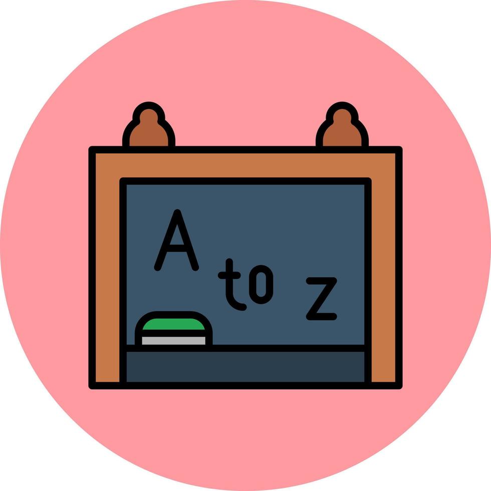 schoolbord vector pictogram