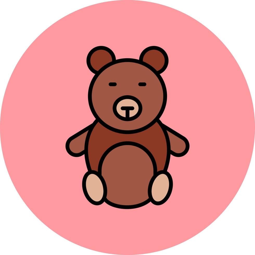 teddy beer vector icoon