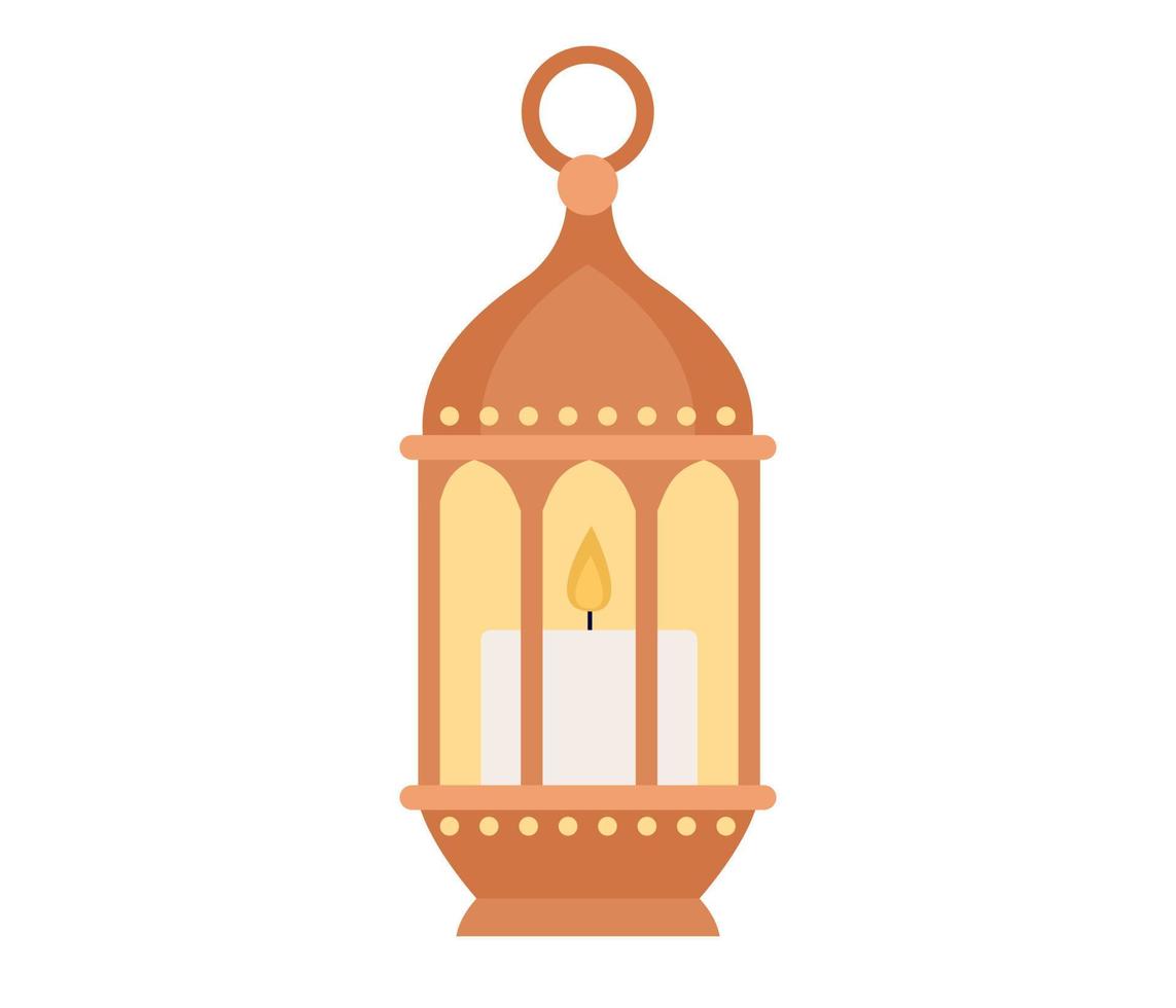 Ramadan lantaarn icoon. groet eid mubarak. Ramadan kareem. vector vlak illustratie