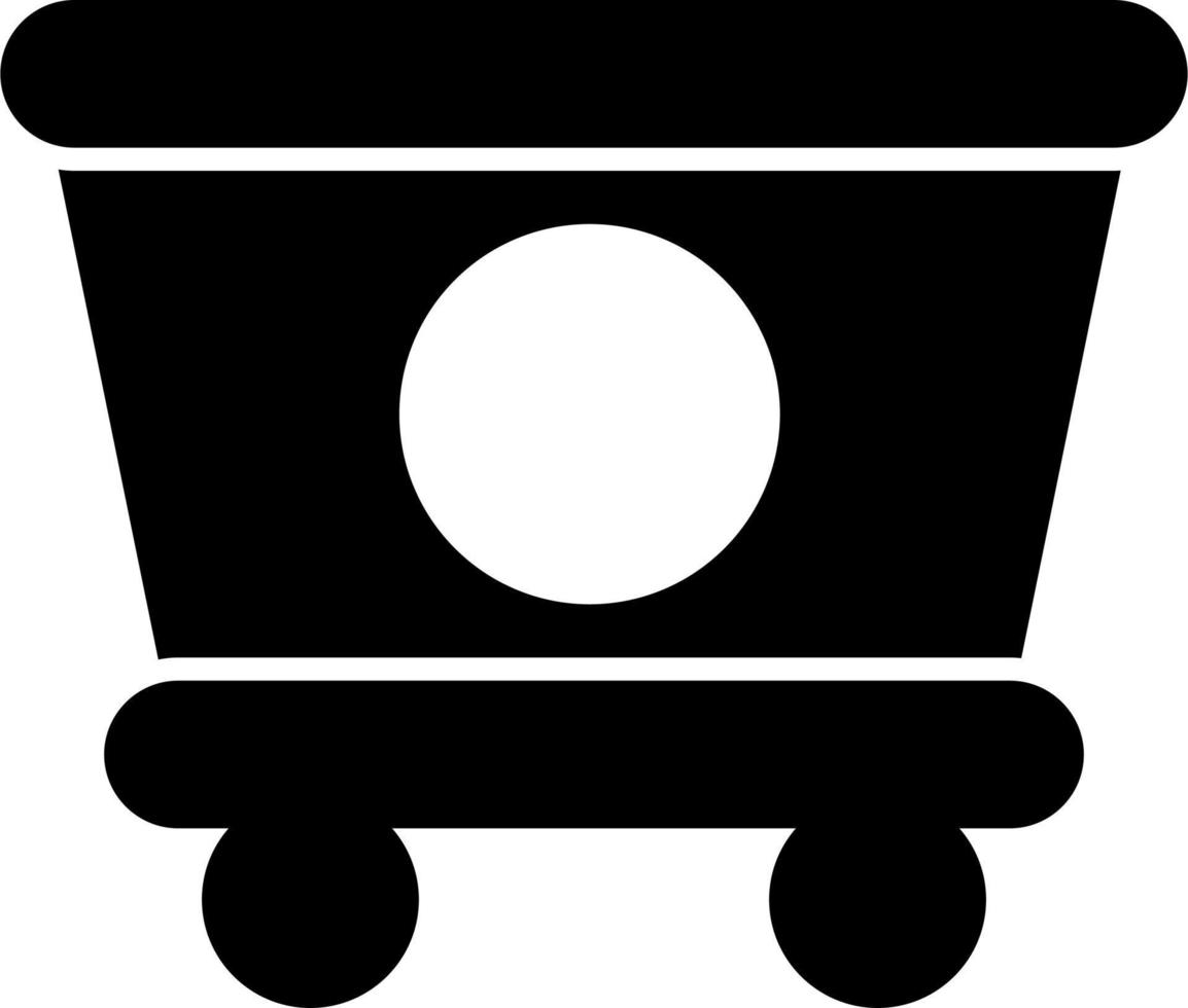 winkelwagen vector pictogram