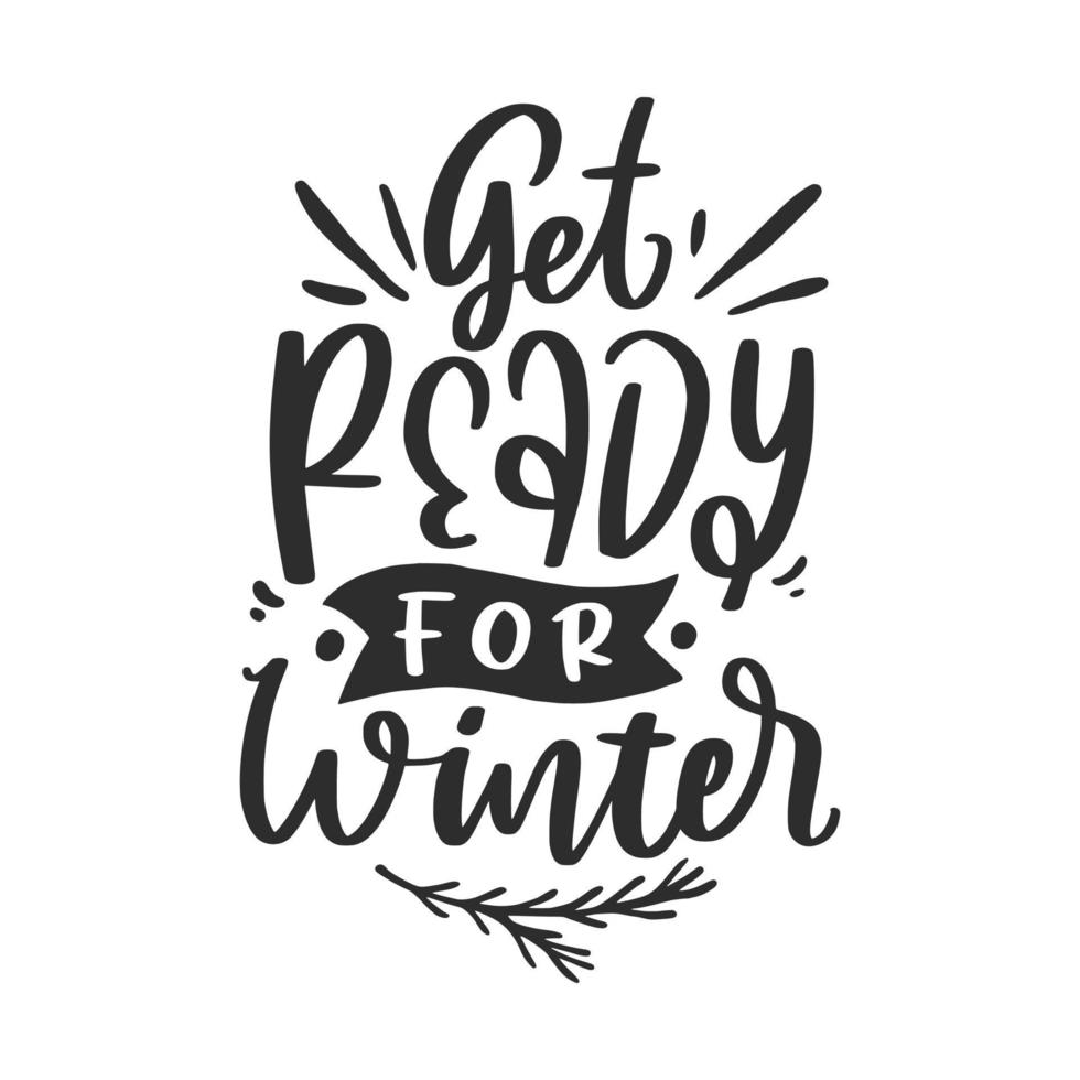 Kerstmis winter belettering citaten afdrukbare poster mokken tuimelaar tote zak t-shirt ontwerp, gelukkig winter dagen vector