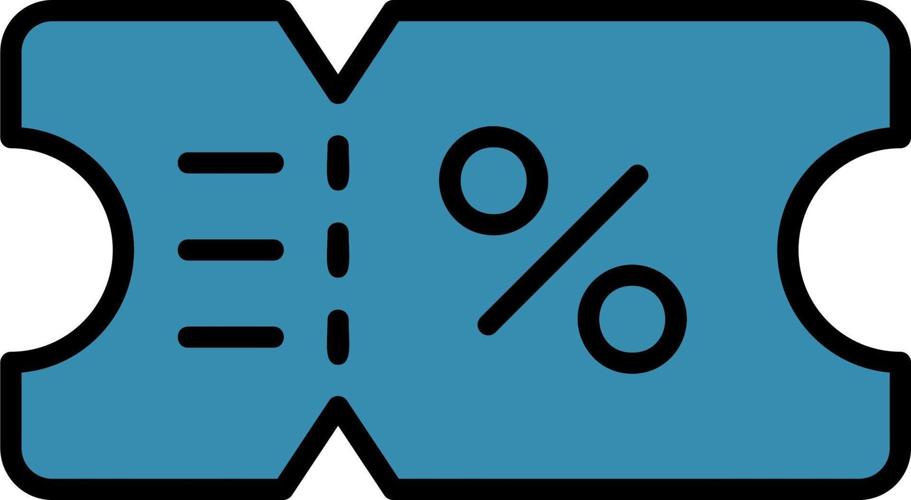 kortingsbonnen vector icoon