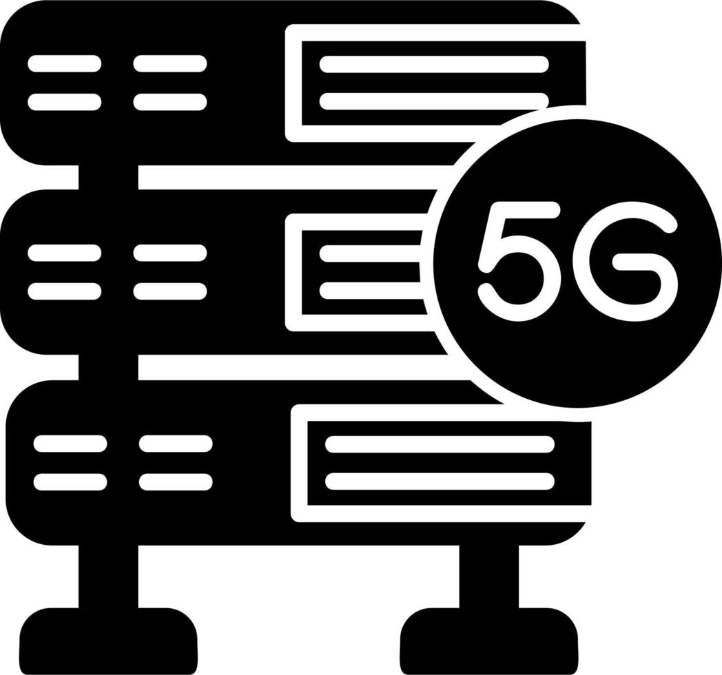 5g server vector icoon