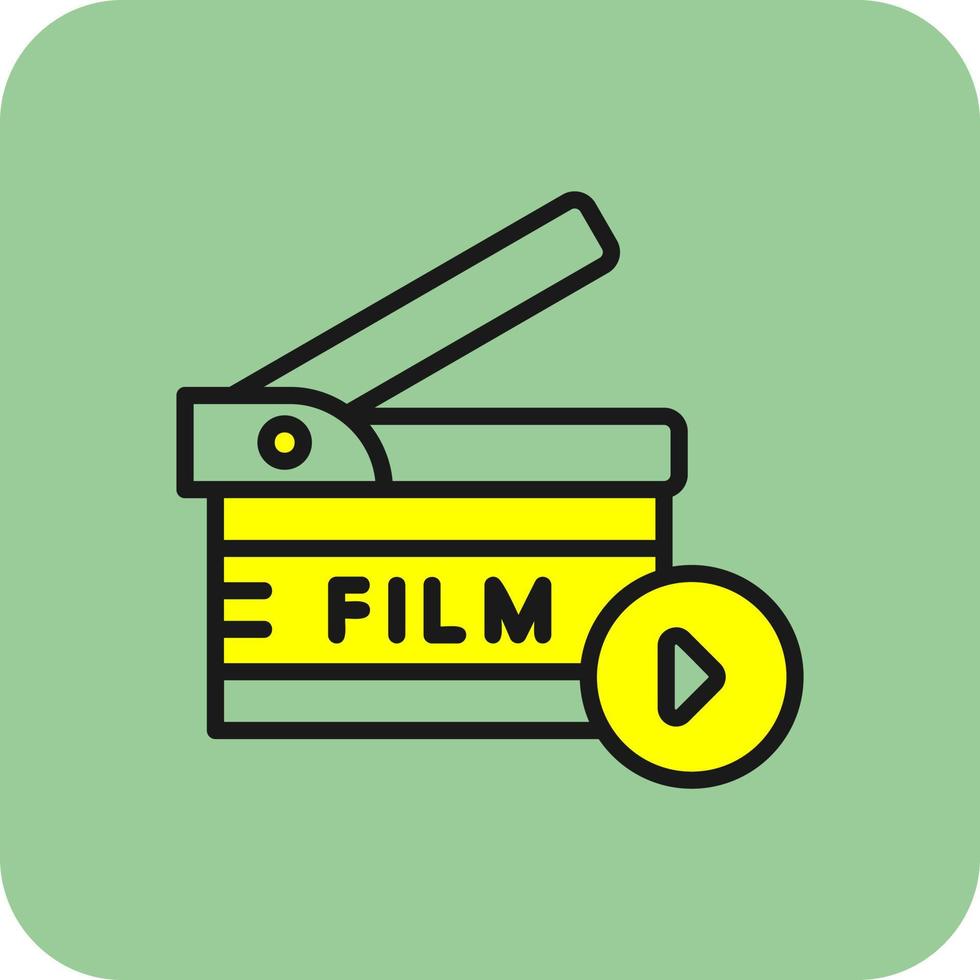 filmen vector icoon ontwerp