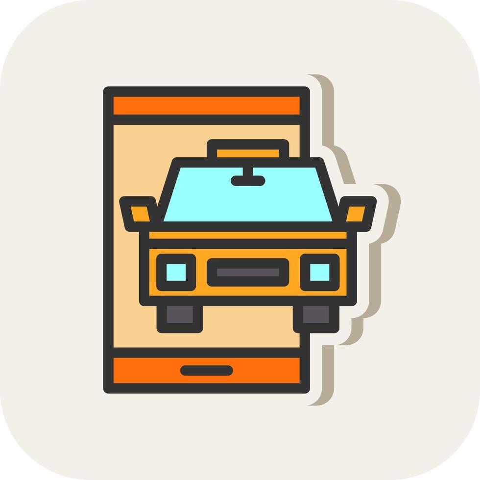 taxi vector icoon ontwerp