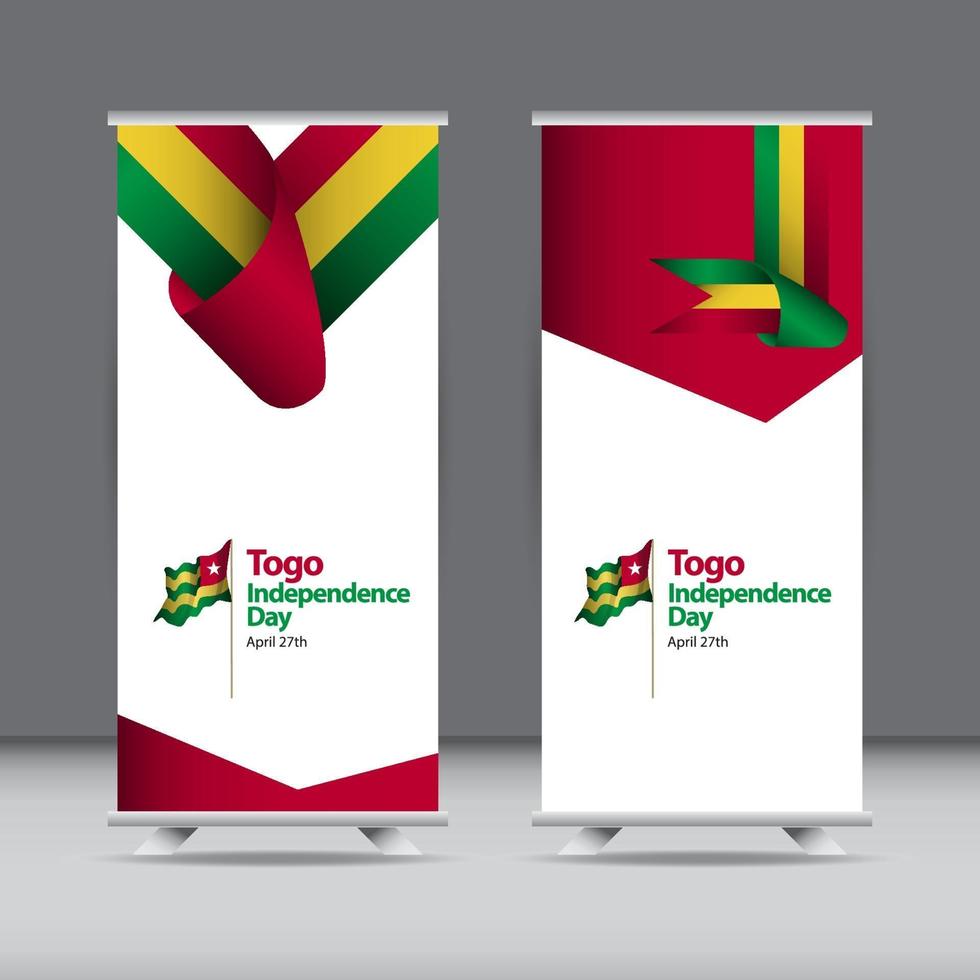 gelukkige Togo onafhankelijkheidsdag viering vector sjabloonontwerp illustratie