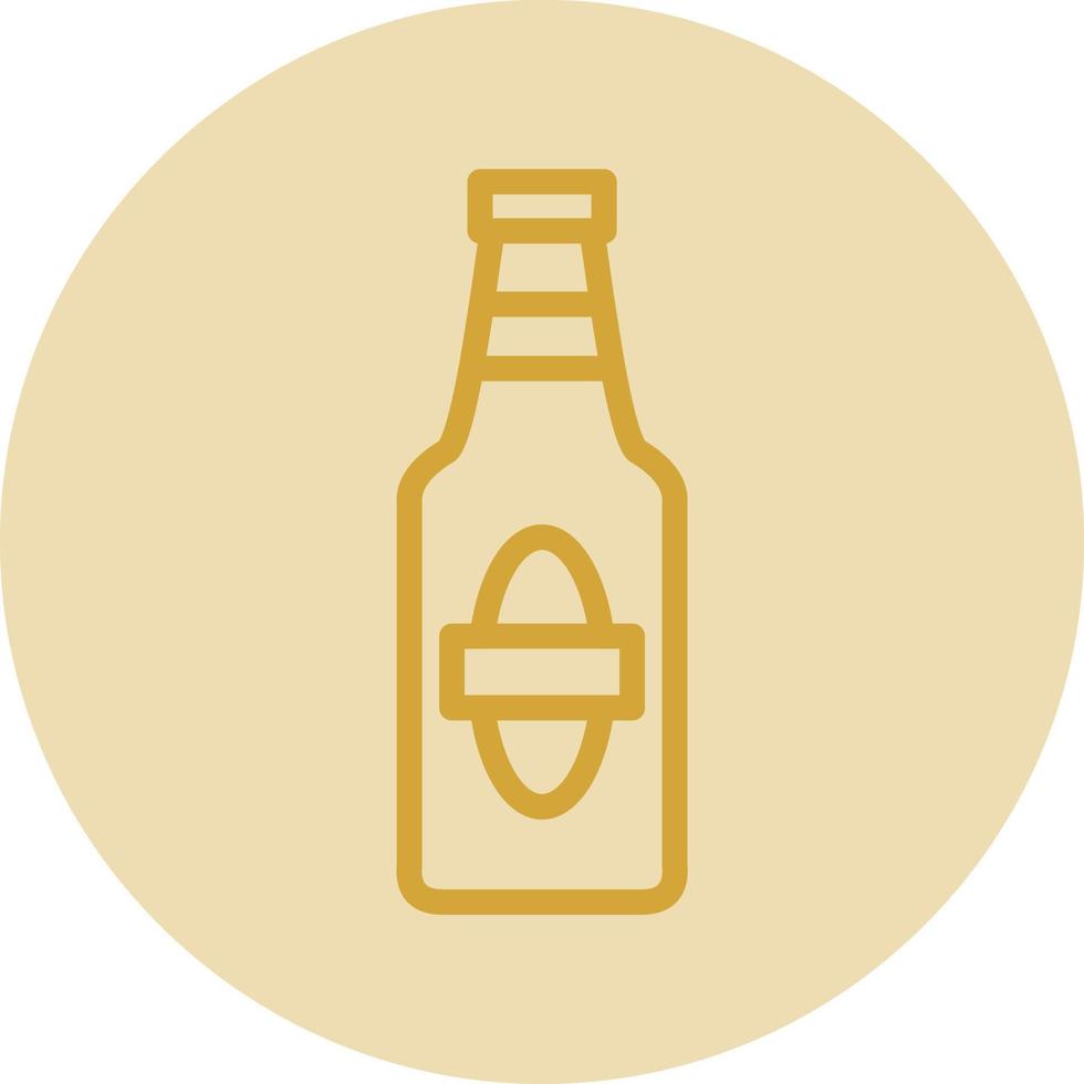 bier fles vector icoon ontwerp