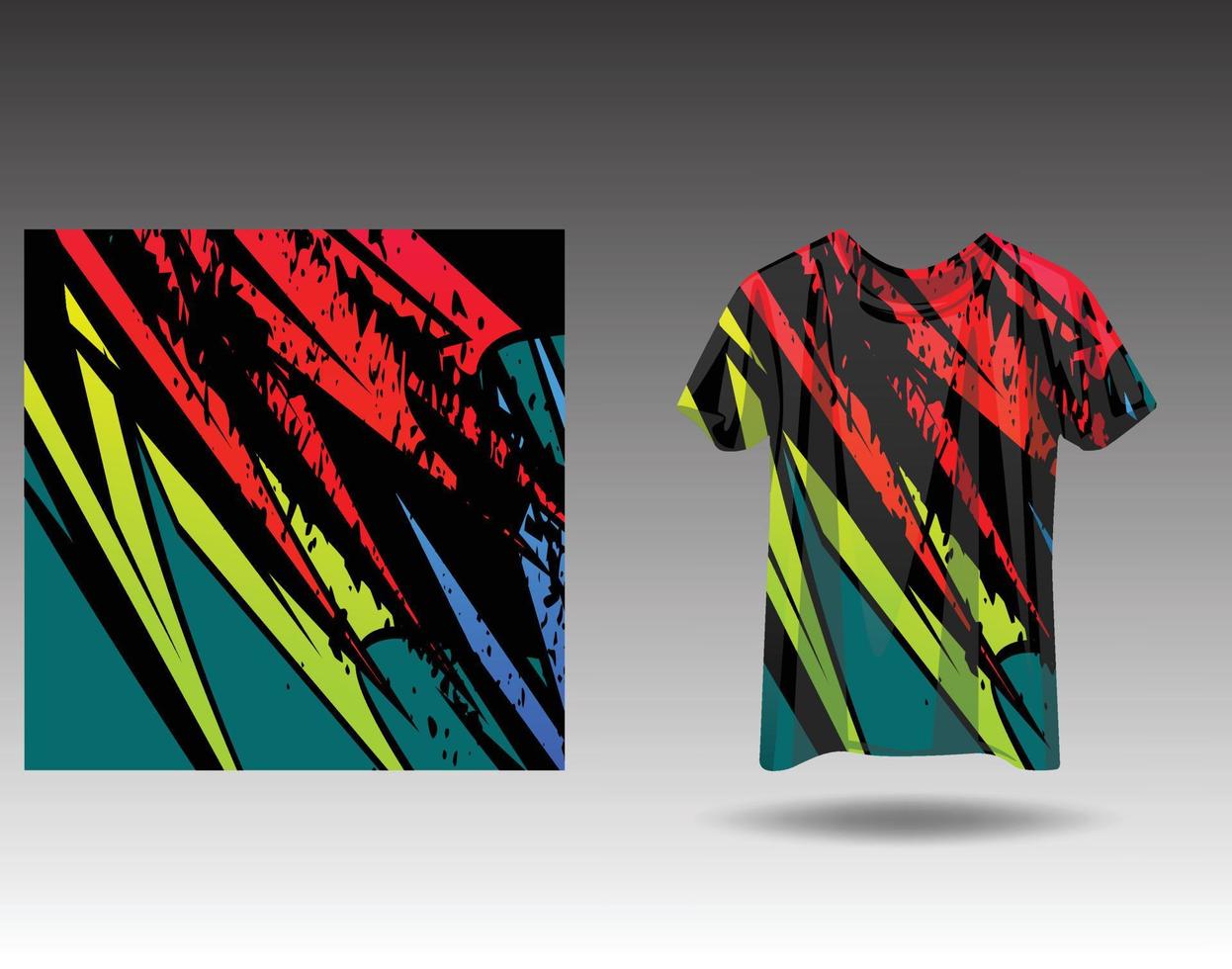 t-shirt sport- ontwerp voor racing Jersey wielersport Amerikaans voetbal gaming vector