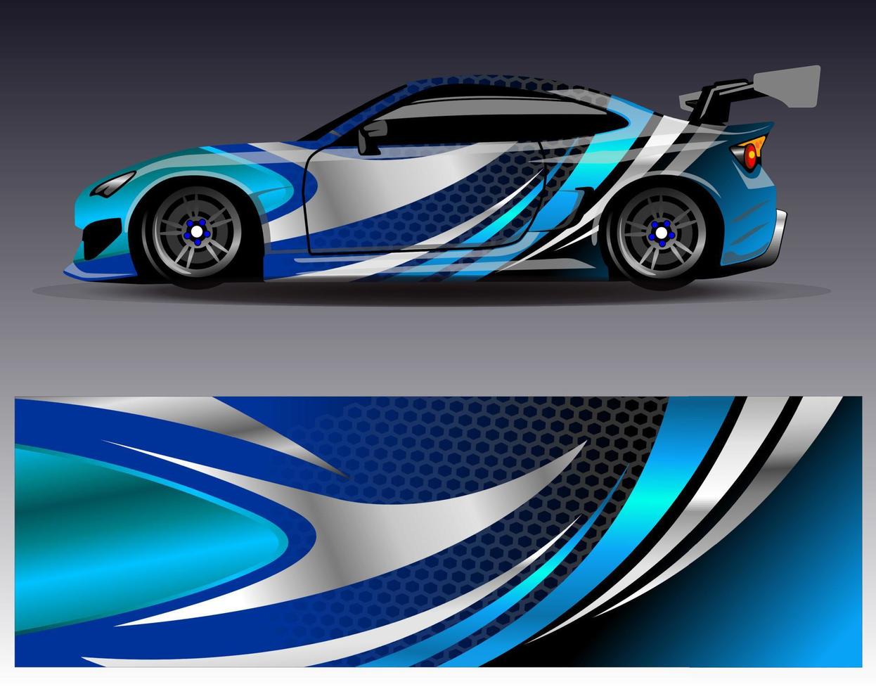 auto wrap ontwerp vector. grafische abstracte streep racen achtergrond kit ontwerpen voor wrap voertuig race auto rally avontuur en livery vector