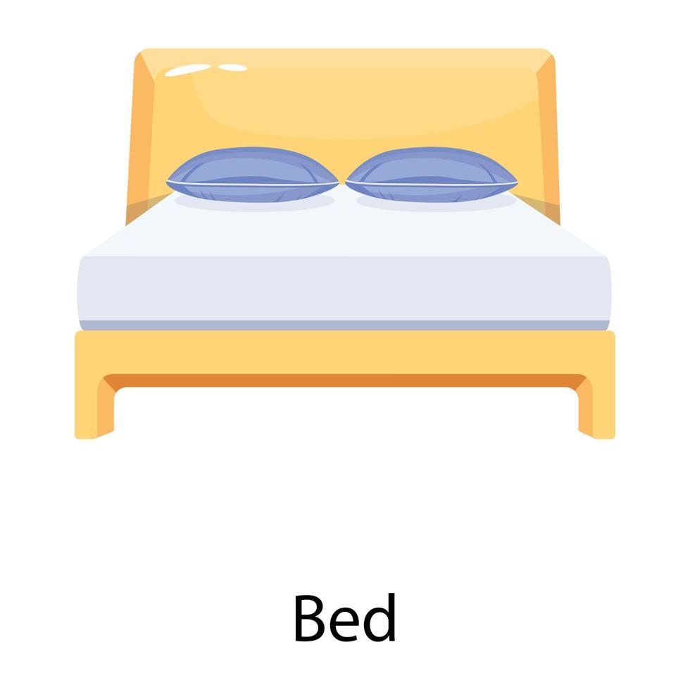 trendy bedconcepten vector