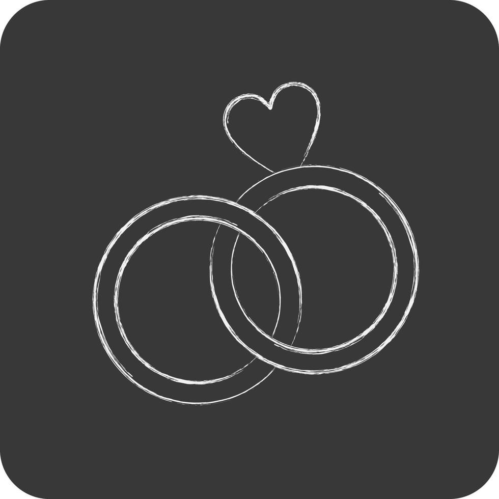 icoon ring. verwant naar familie symbool. gemakkelijk ontwerp bewerkbaar. gemakkelijk illustratie vector