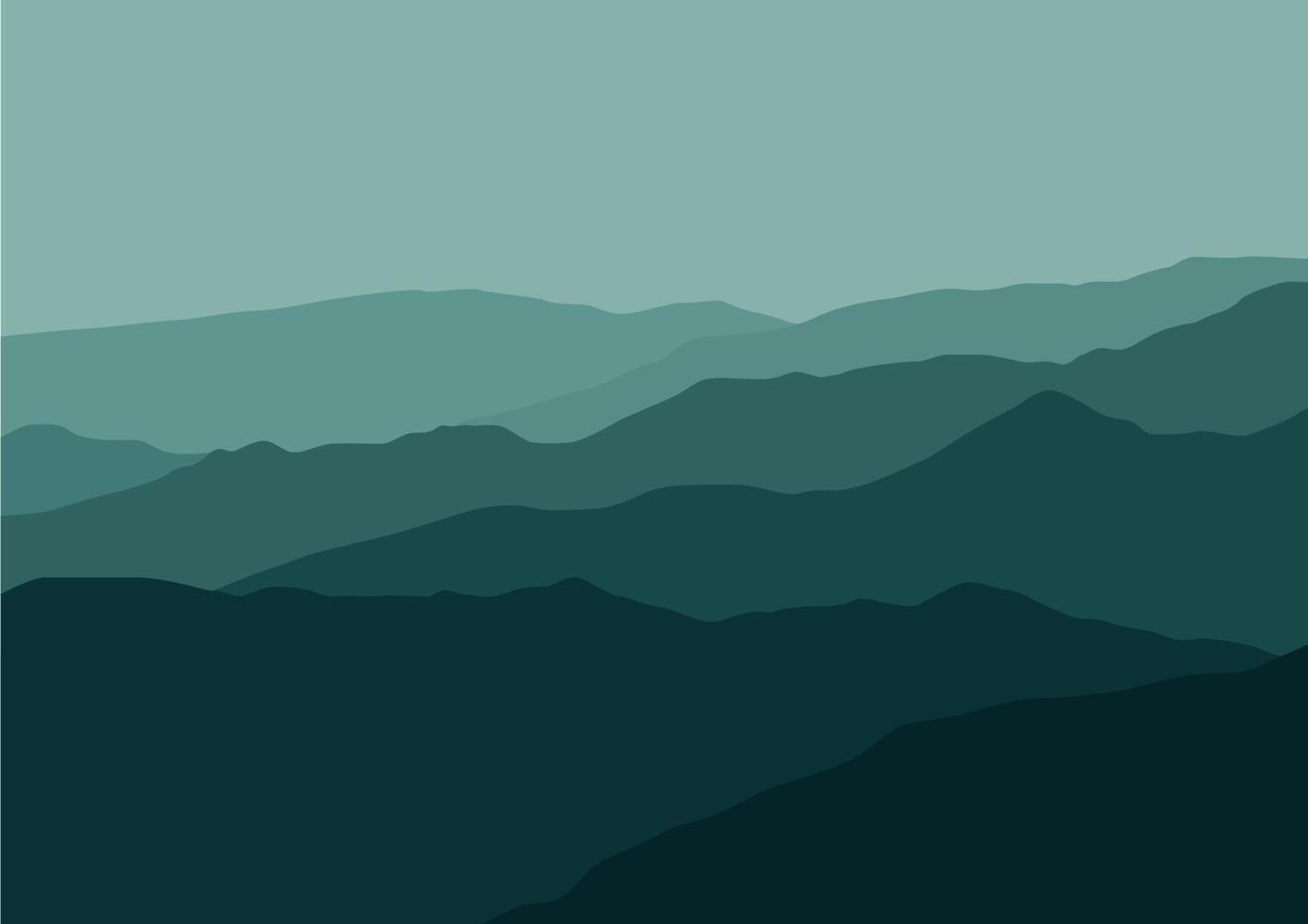 bergen landschap vector ontwerp illustratie