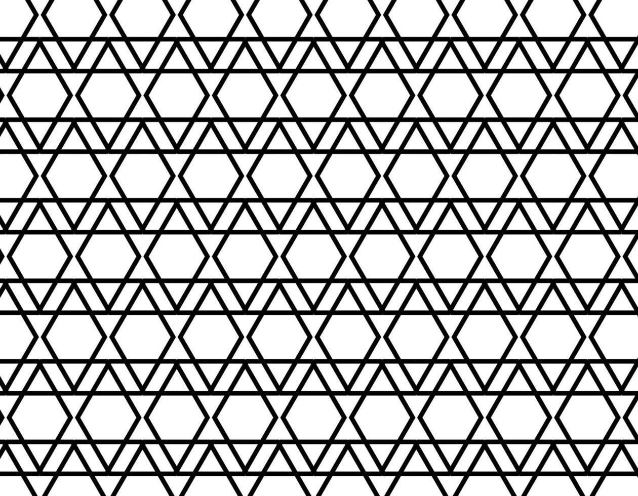 naadloos zwart en wit patroon met kettingen vector