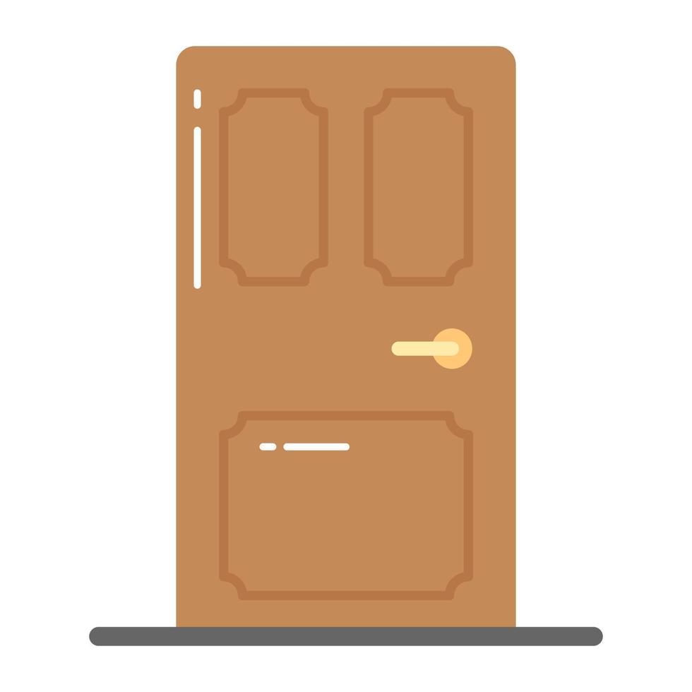 goed ontworpen vector van huis deur, binnenkomst deur icoon