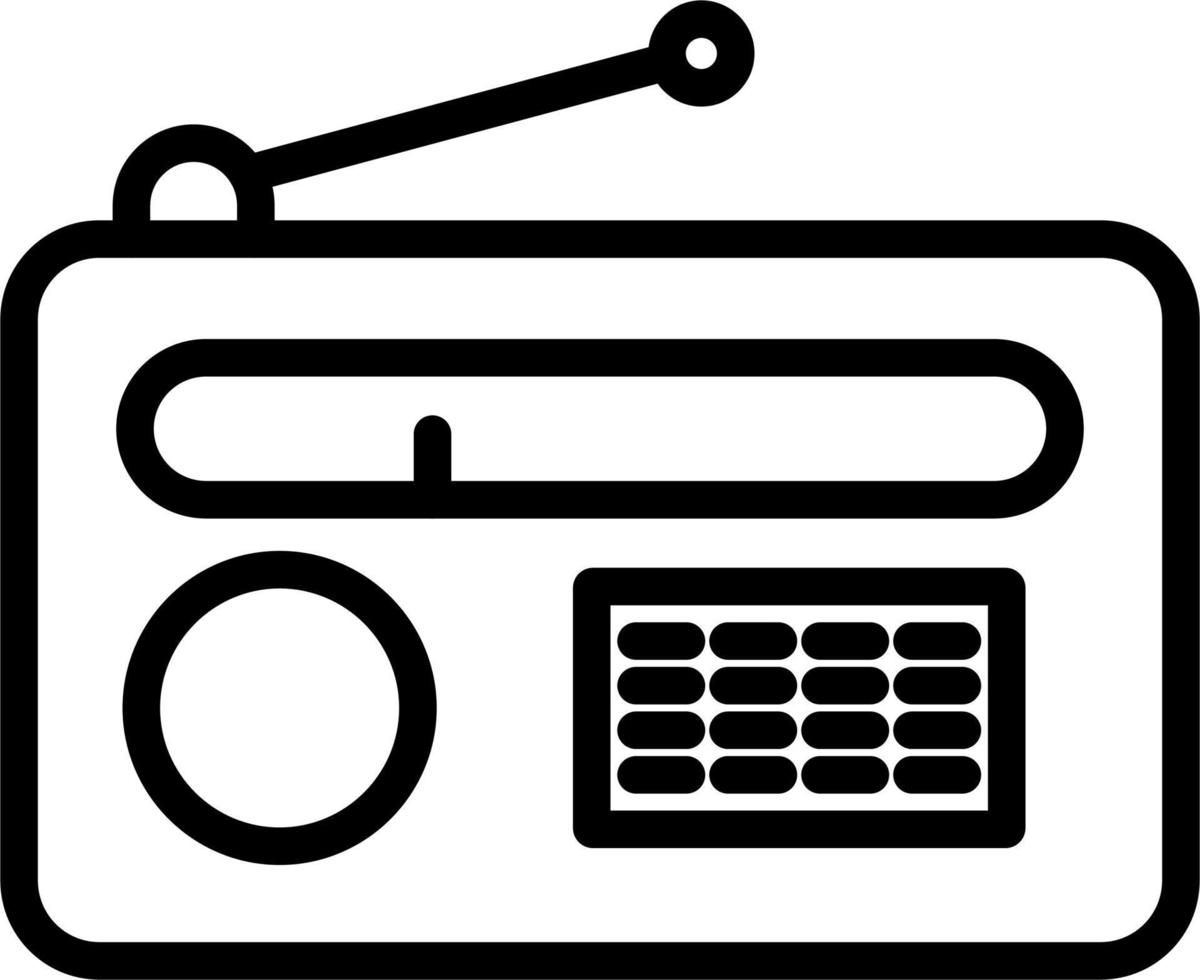 radio vector pictogram