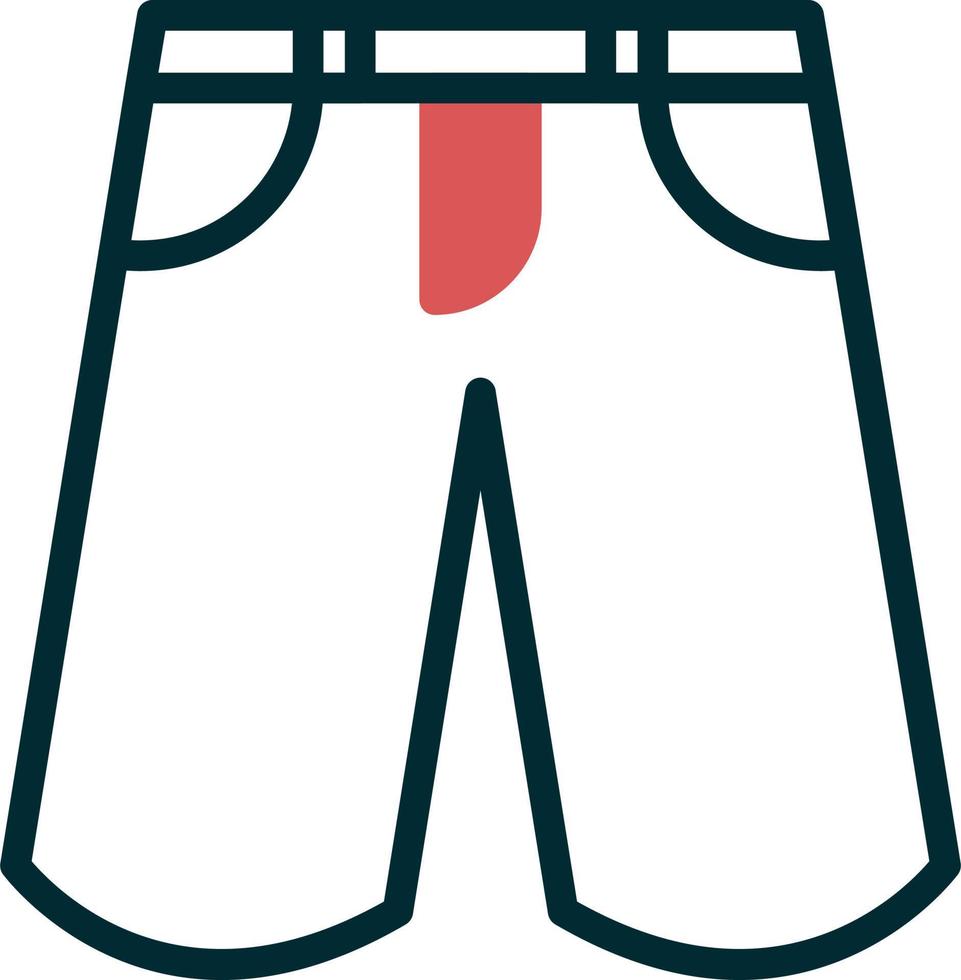 korte broek vector pictogram