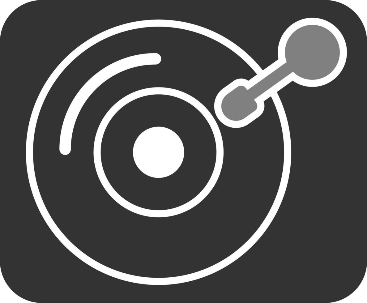 draaitafel vector pictogram