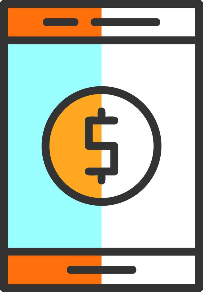 online geld vector icoon ontwerp