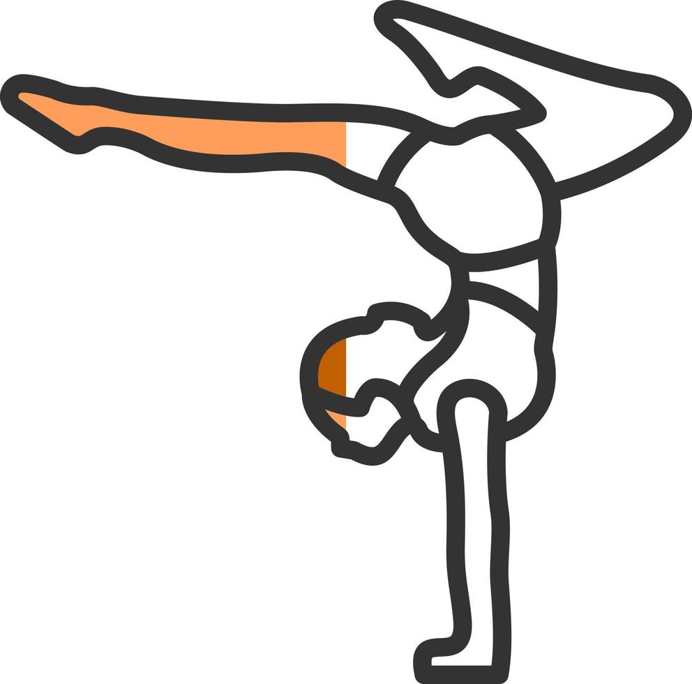 acrobatisch vector icoon ontwerp