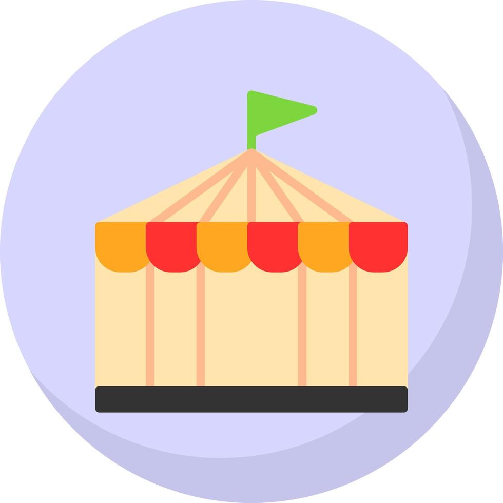 circus tent vector icoon ontwerp