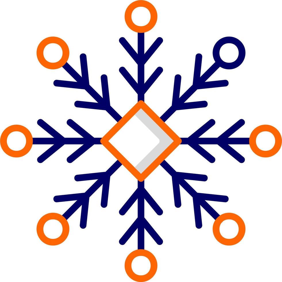 sneeuwvlok vector pictogram