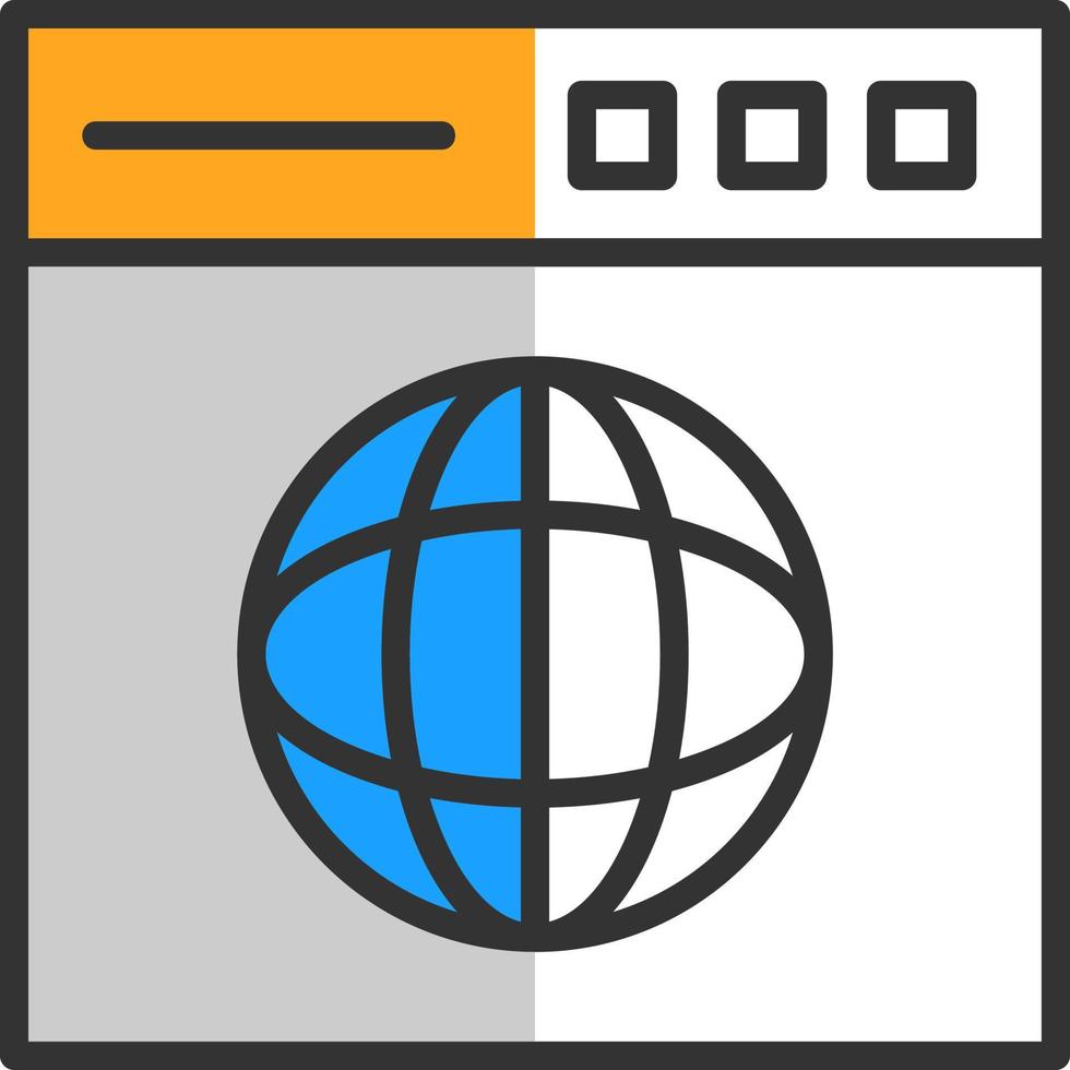 browser vector icoon ontwerp