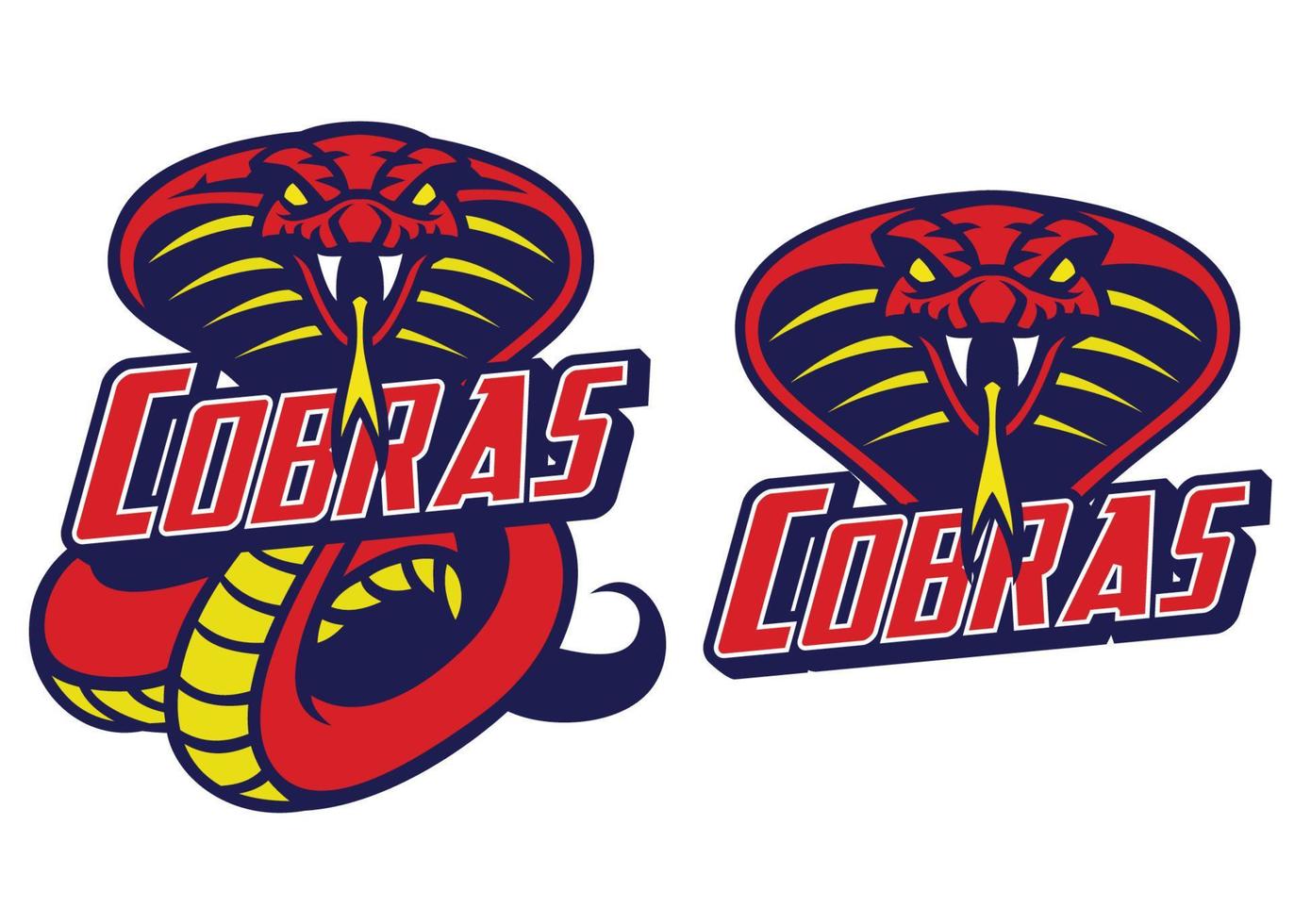 cobra slang reeks verzameling vector