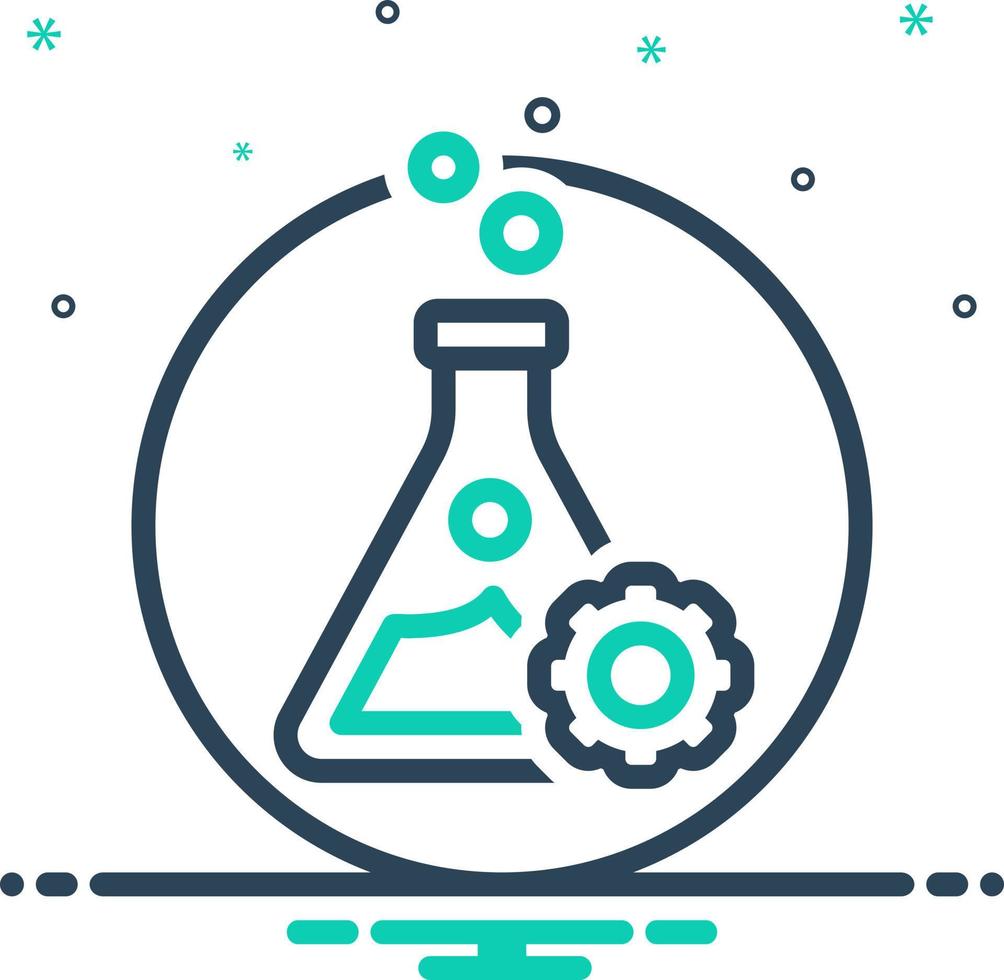 mixpictogram voor experiment vector