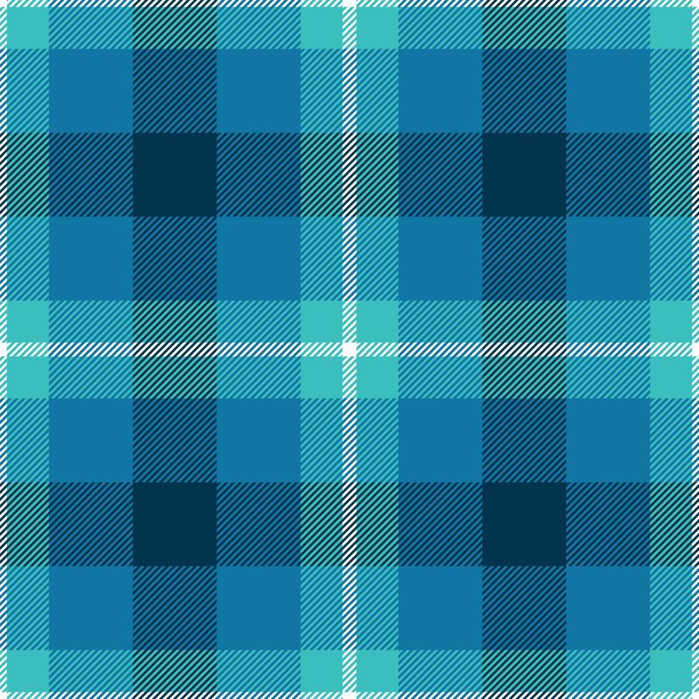 plaid naadloos patroon in blauw. controleren kleding stof textuur. vector textiel afdrukken.