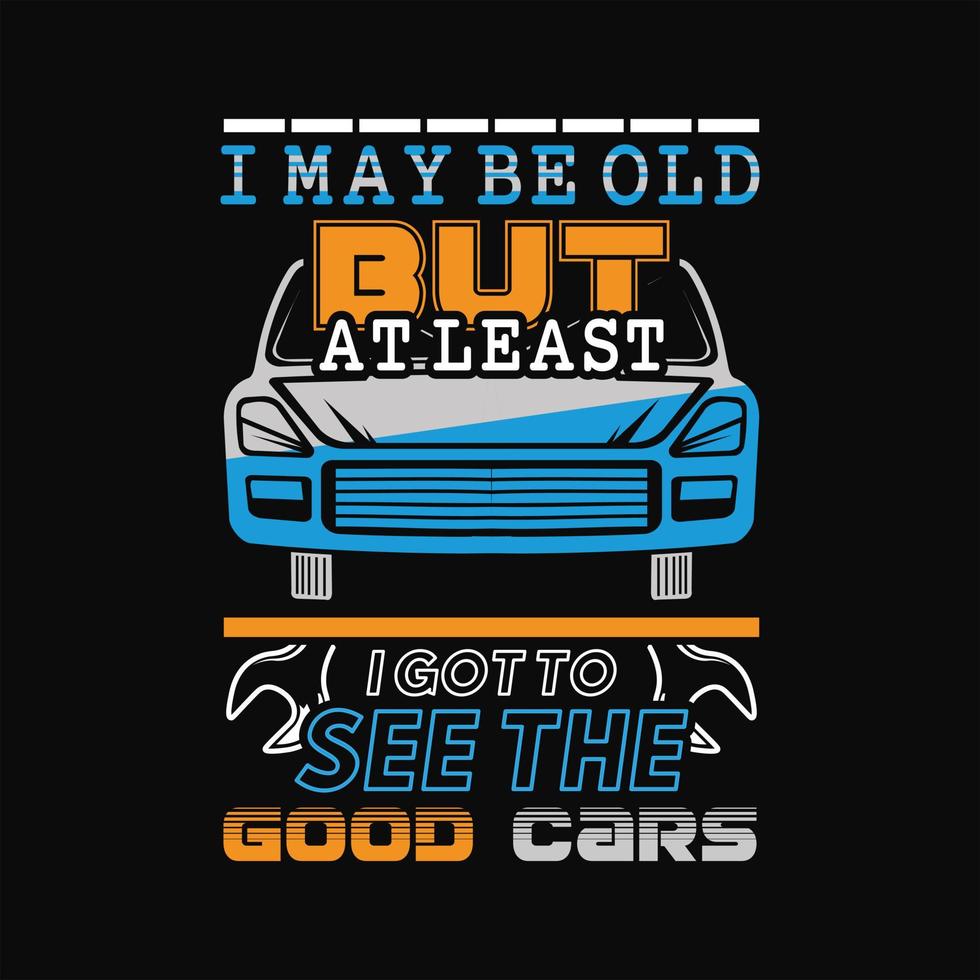 auto t-shirt ontwerp vector