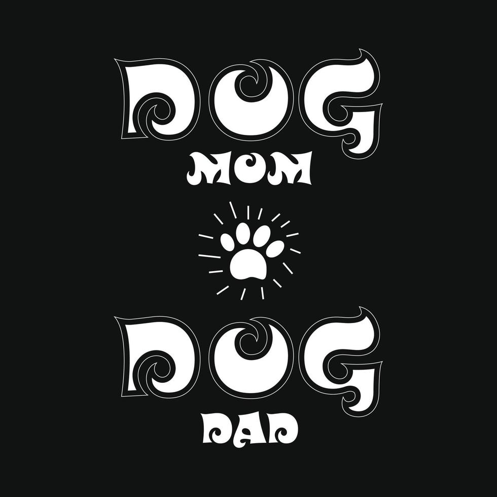 honden t-shirt ontwerp vector