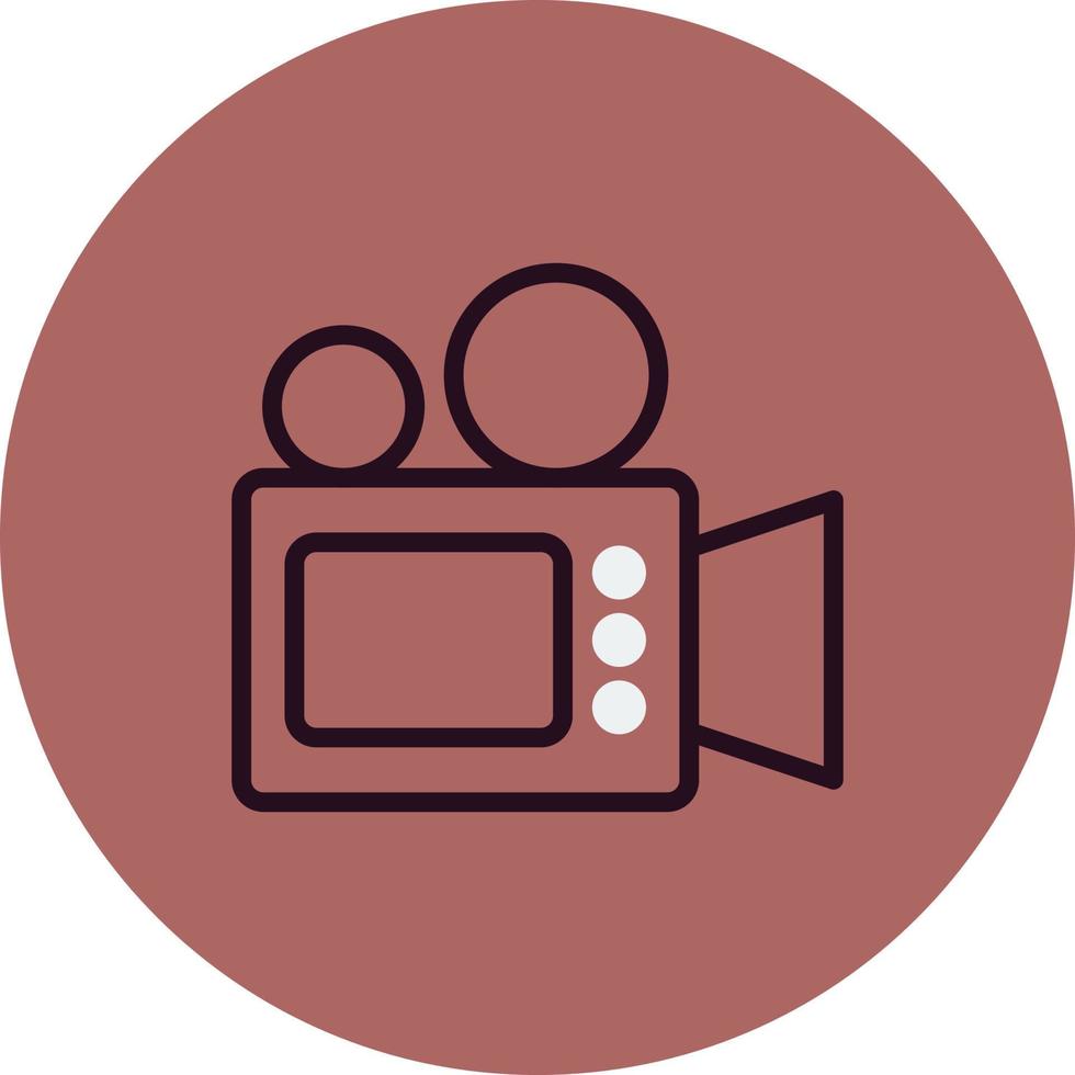 videocamera vector pictogram