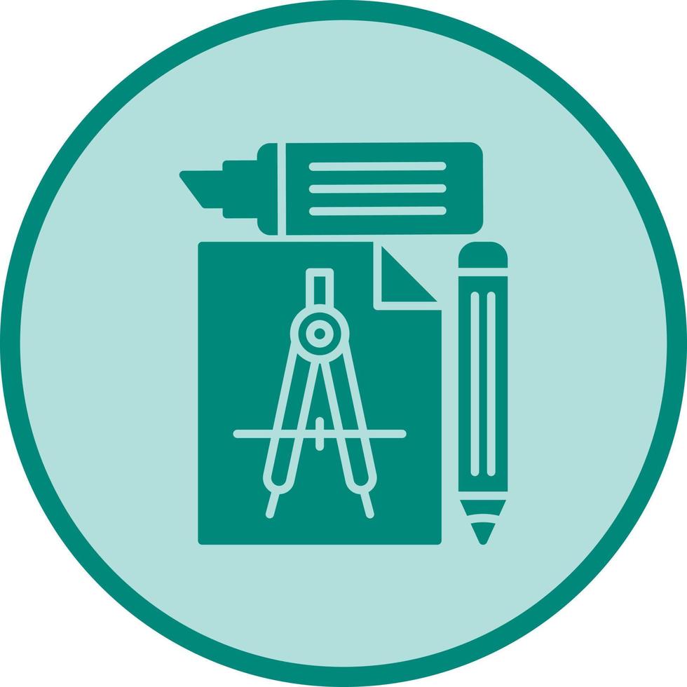 studie gereedschap vector icoon