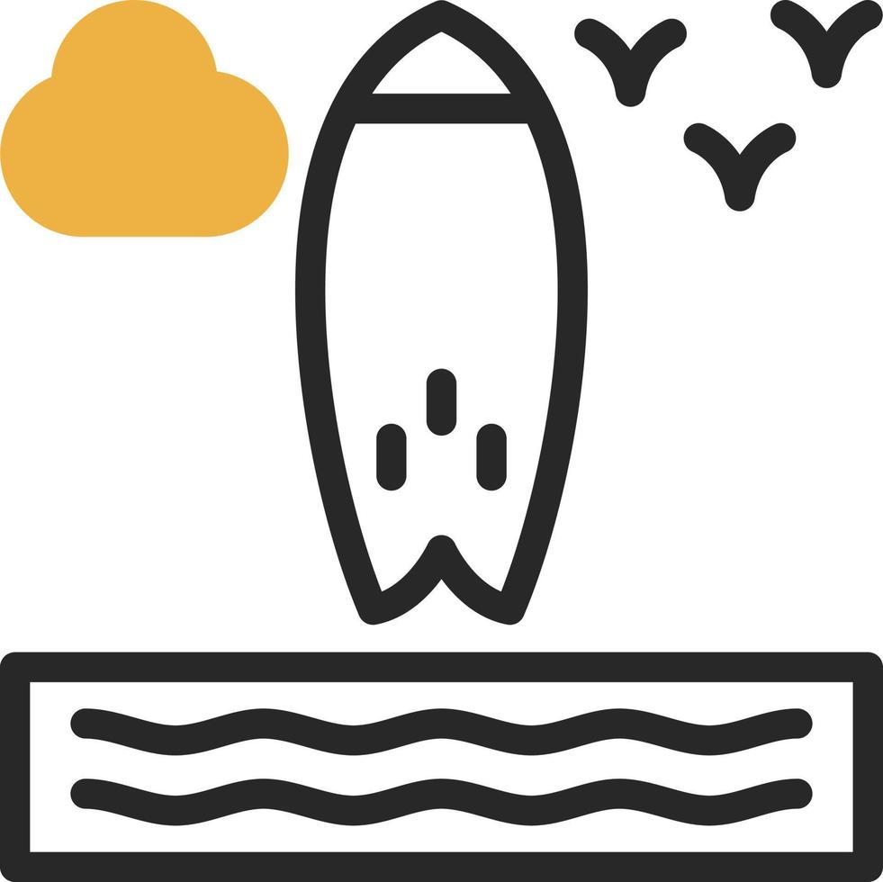 surfboard vector icoon ontwerp