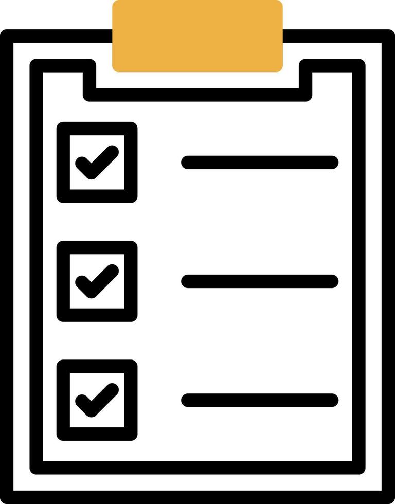 checklist vector icoon ontwerp