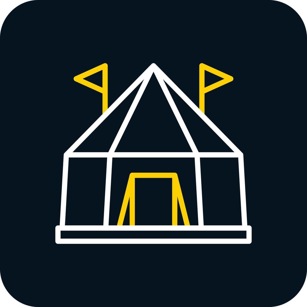 circus tent vector icoon ontwerp