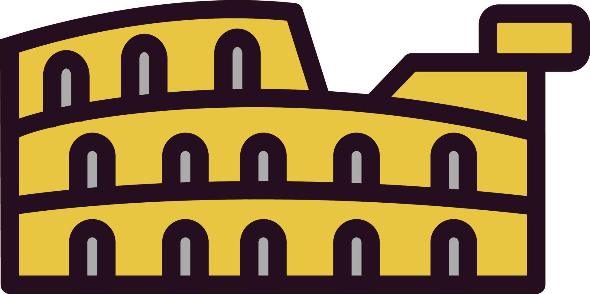 colosseum vector icoon