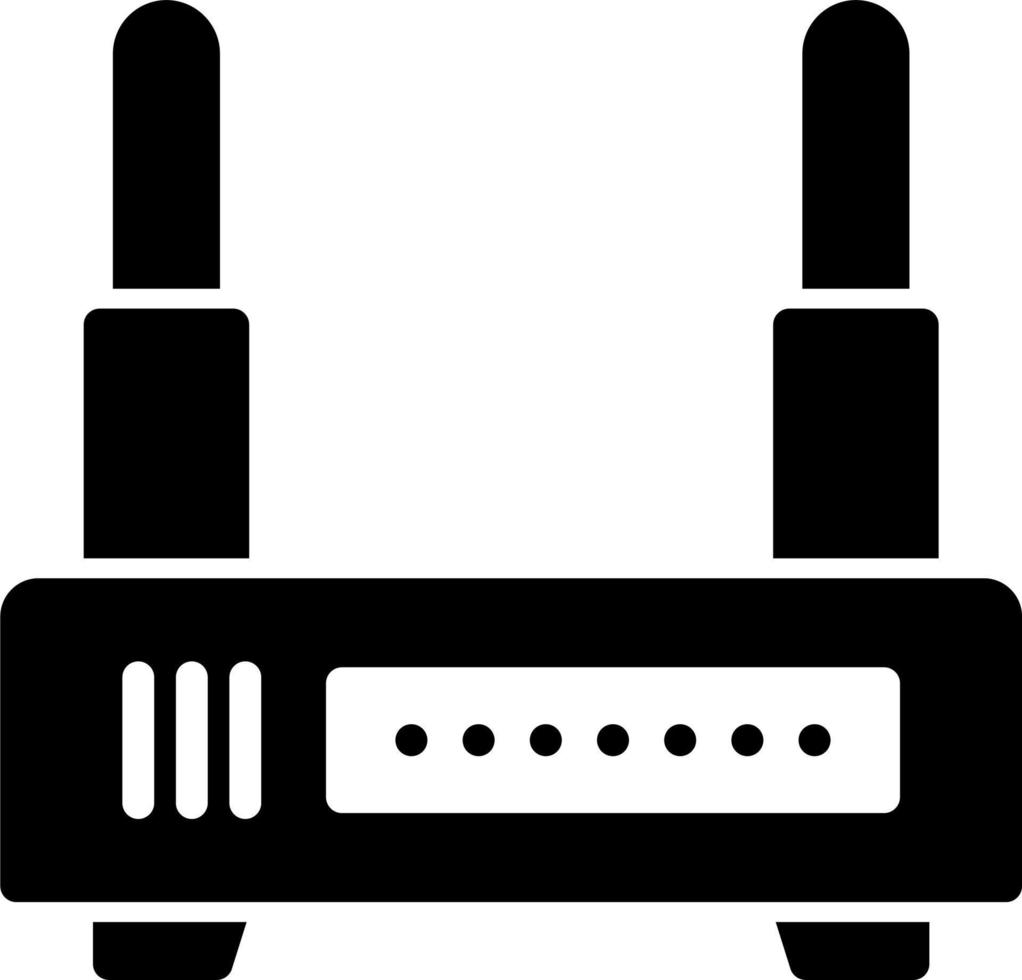 Wifi router vector icoon