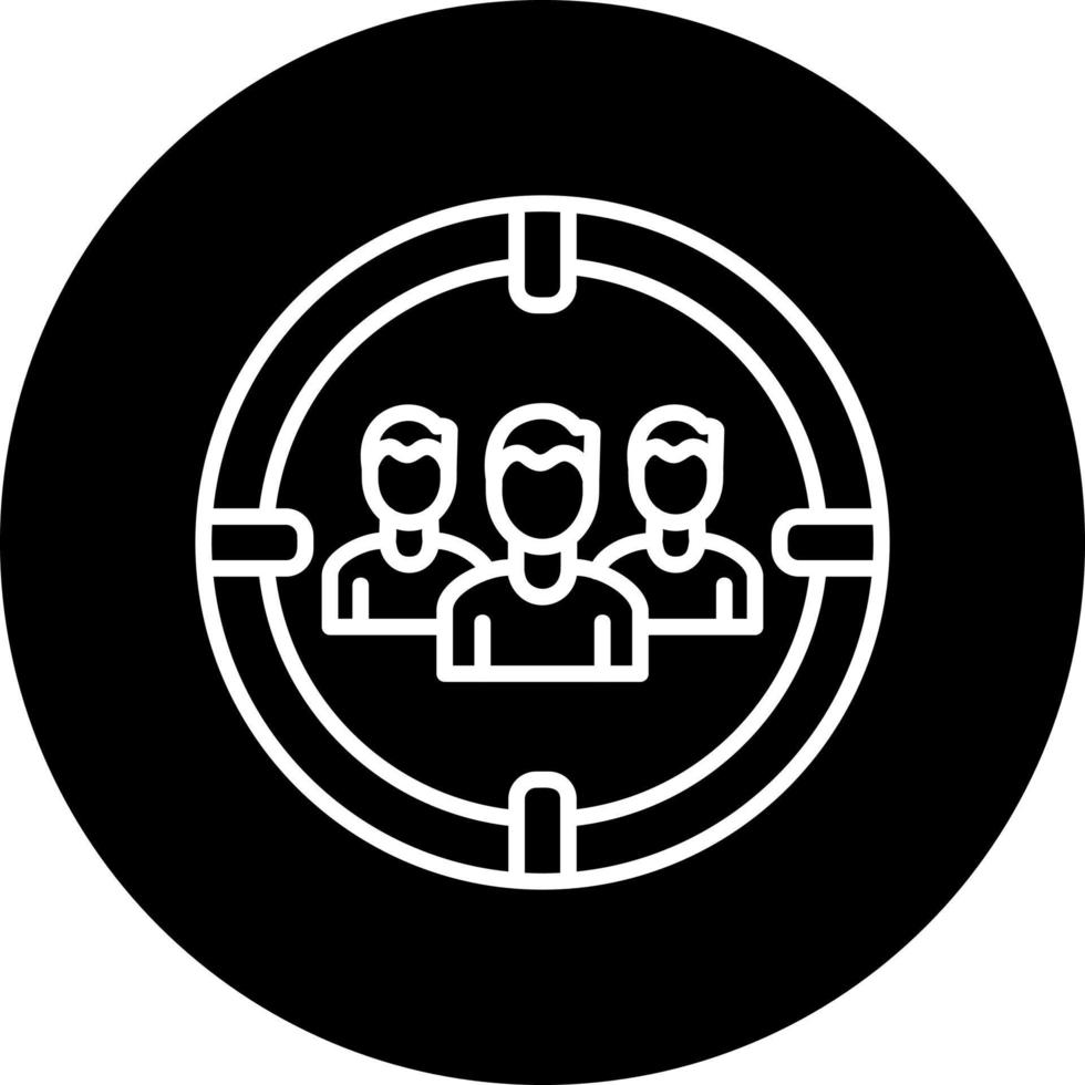 focusgroep vector pictogram