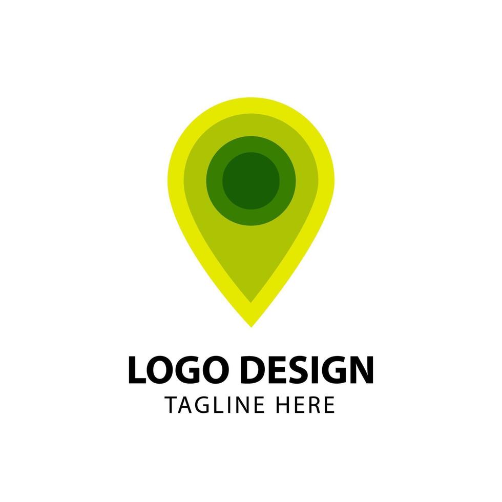 kaart locatie logo vector sjabloon ontwerp illustratie