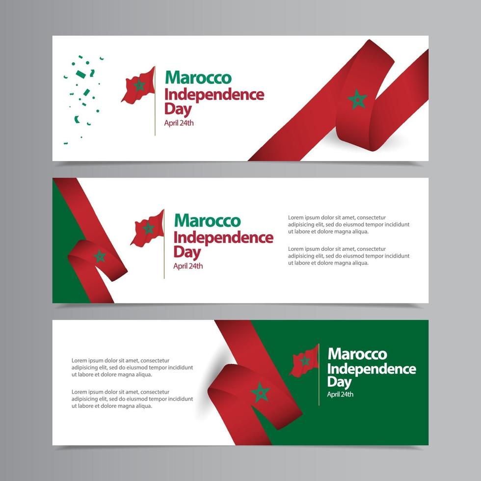 gelukkige Marokko onafhankelijkheidsdag viering vector sjabloon ontwerp illustratie
