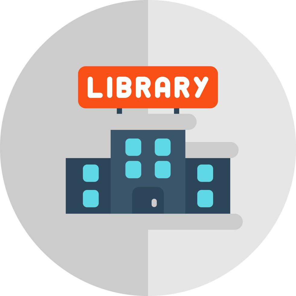 bibliotheek vector icoon ontwerp