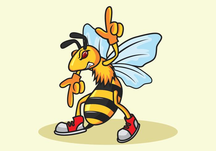 Insect mascotte vector