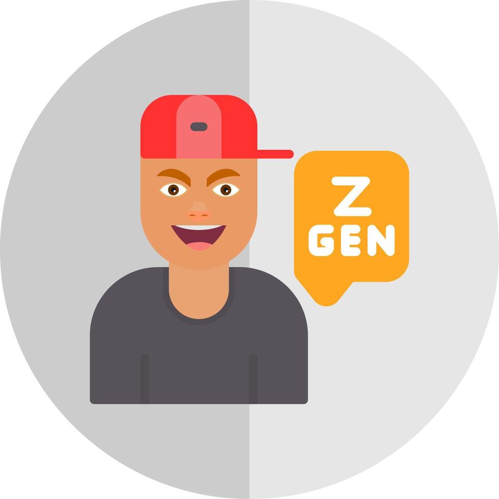 generatie z vector icoon ontwerp