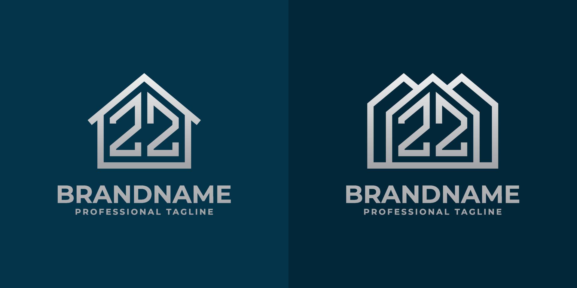 brief zz huis logo set. geschikt voor ieder bedrijf verwant naar huis, echt landgoed, bouw, interieur met zz initialen. vector