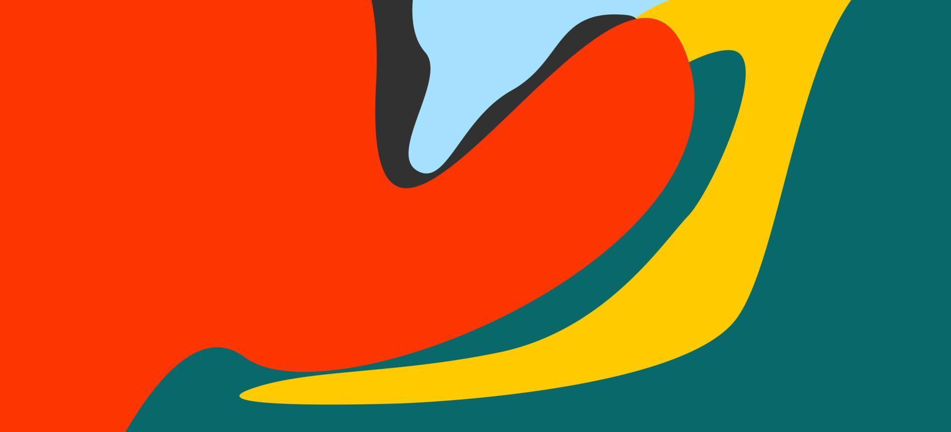 abstract kleurrijk vloeistof en vloeistof achtergrond voor banier, folder, poster, en vrij vector